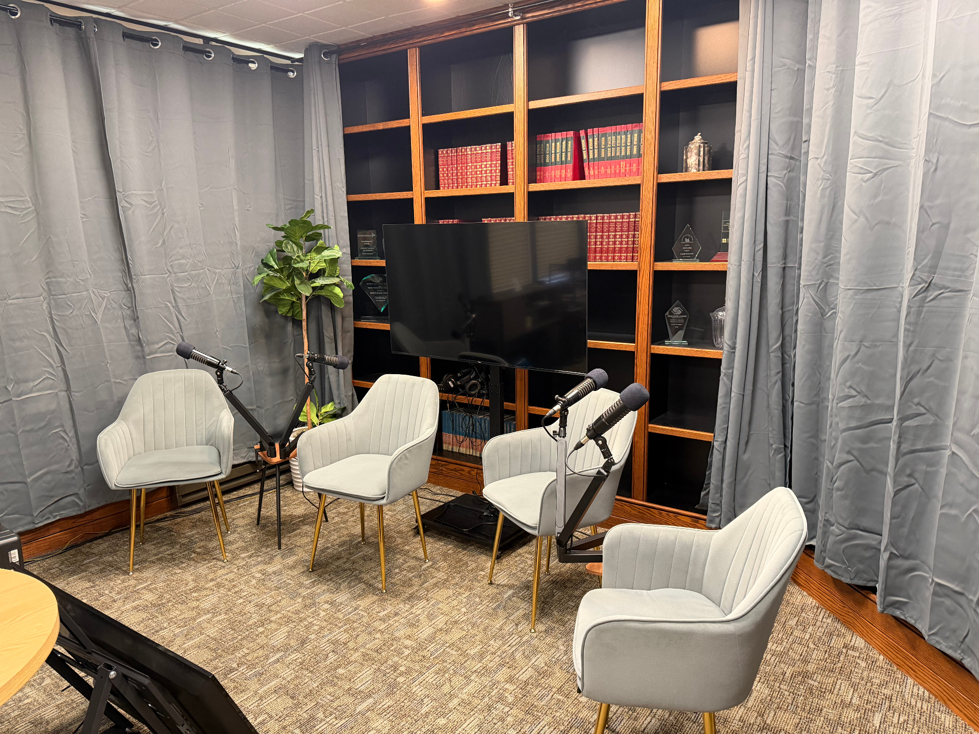 Suite Recording podcast studio inside PXG RE